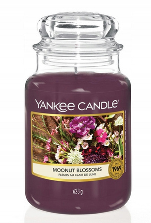 Yankee Candle Duża świeca Moonlit Blossoms 623g
